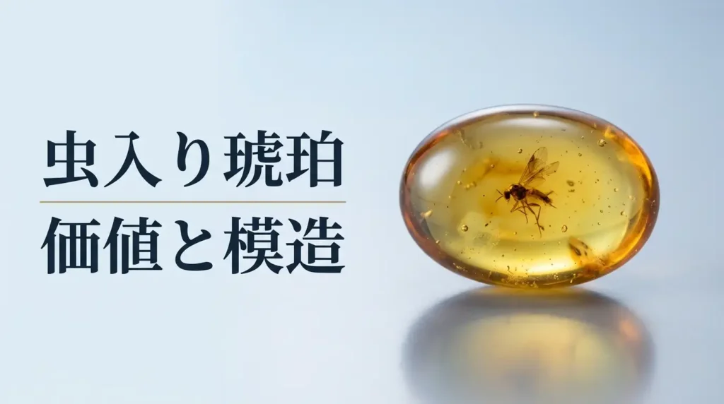 虫入り琥珀は高く売れるのか｜価値が上がる条件と、模造が最も集中する