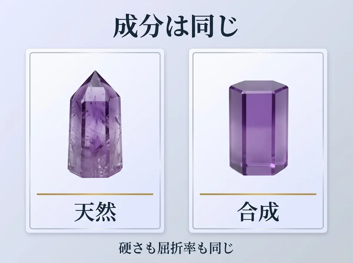 アメジストの本物・偽物の見分け方｜自分で判断できる範囲と、鑑別機関