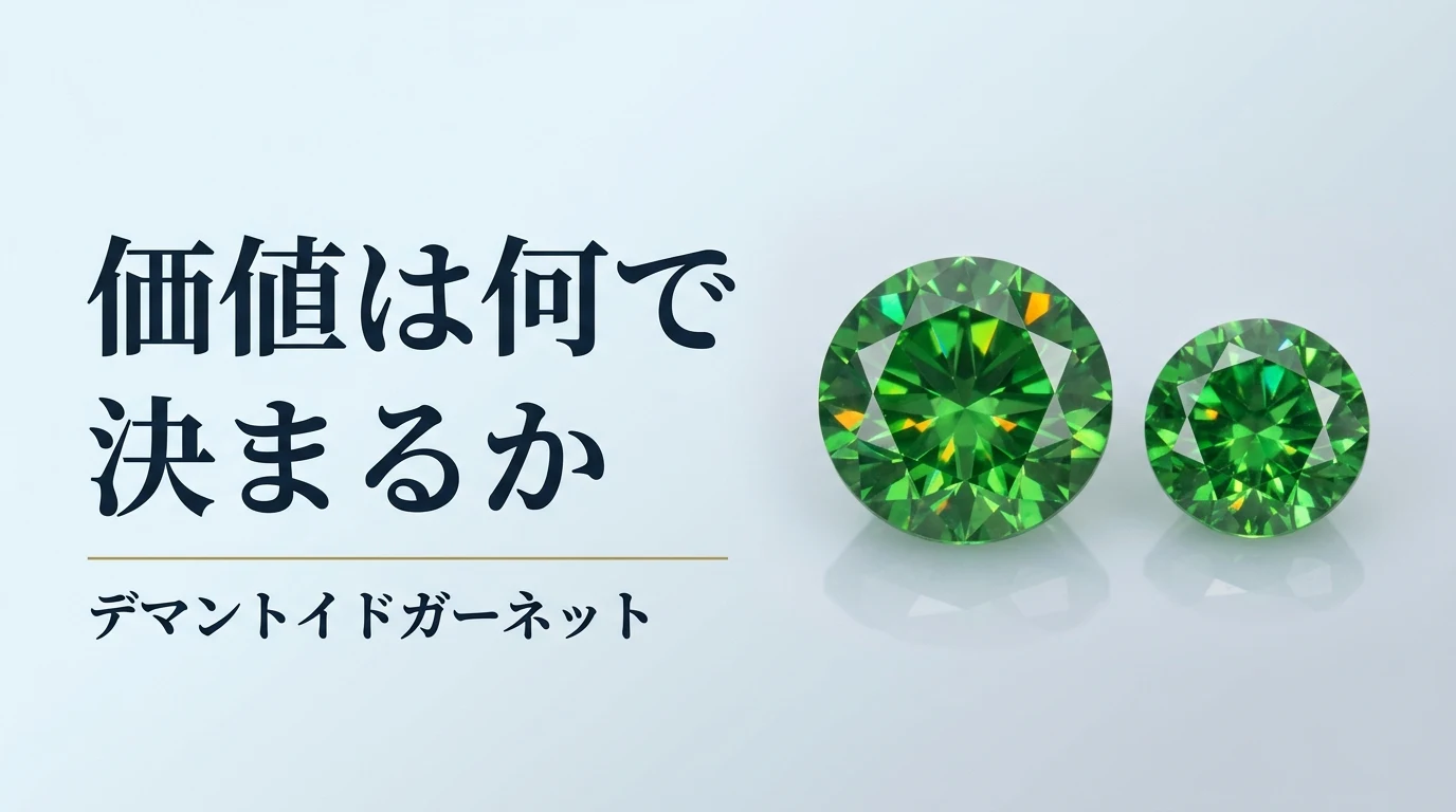 デマントイドガーネットの価値は何で決まるか｜評価要素・「ランク」の