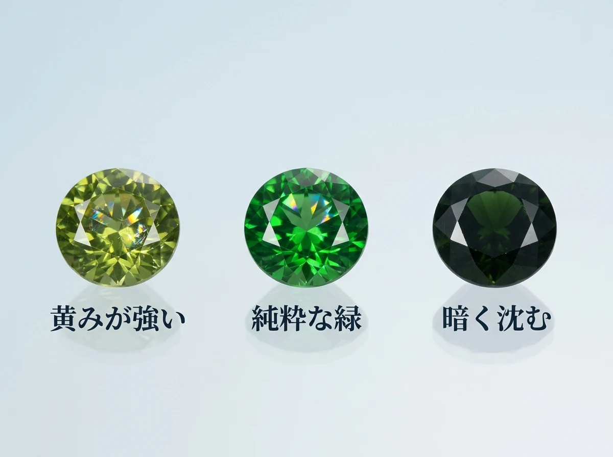 デマントイドガーネットの価値は何で決まるか｜評価要素・「ランク」の