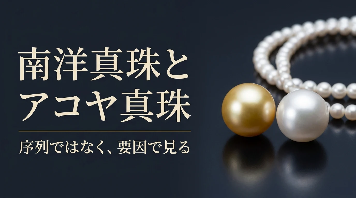 南洋真珠とアコヤ真珠はどちらが高級か｜母貝・真珠層・色で違いを分け