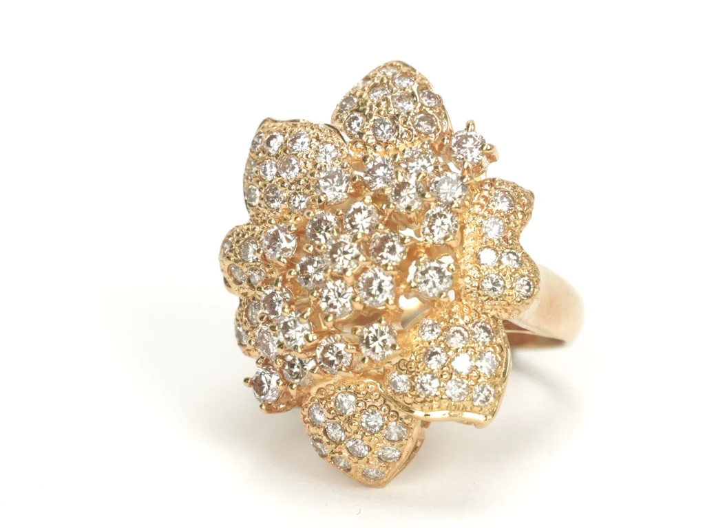 ダイヤ リング K18 2.00ct