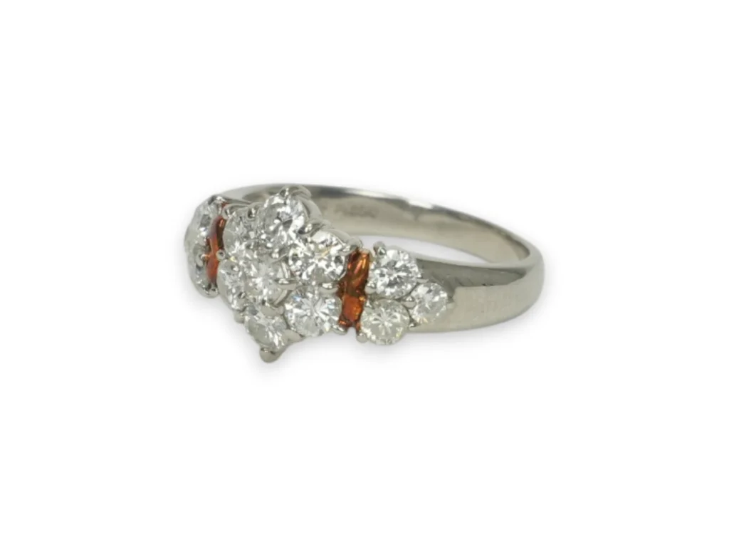 ダイヤ リング Pt850/K18 1.60ct